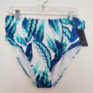 RACHEL Rachel Roy Tropical Bikini Bottom 2X